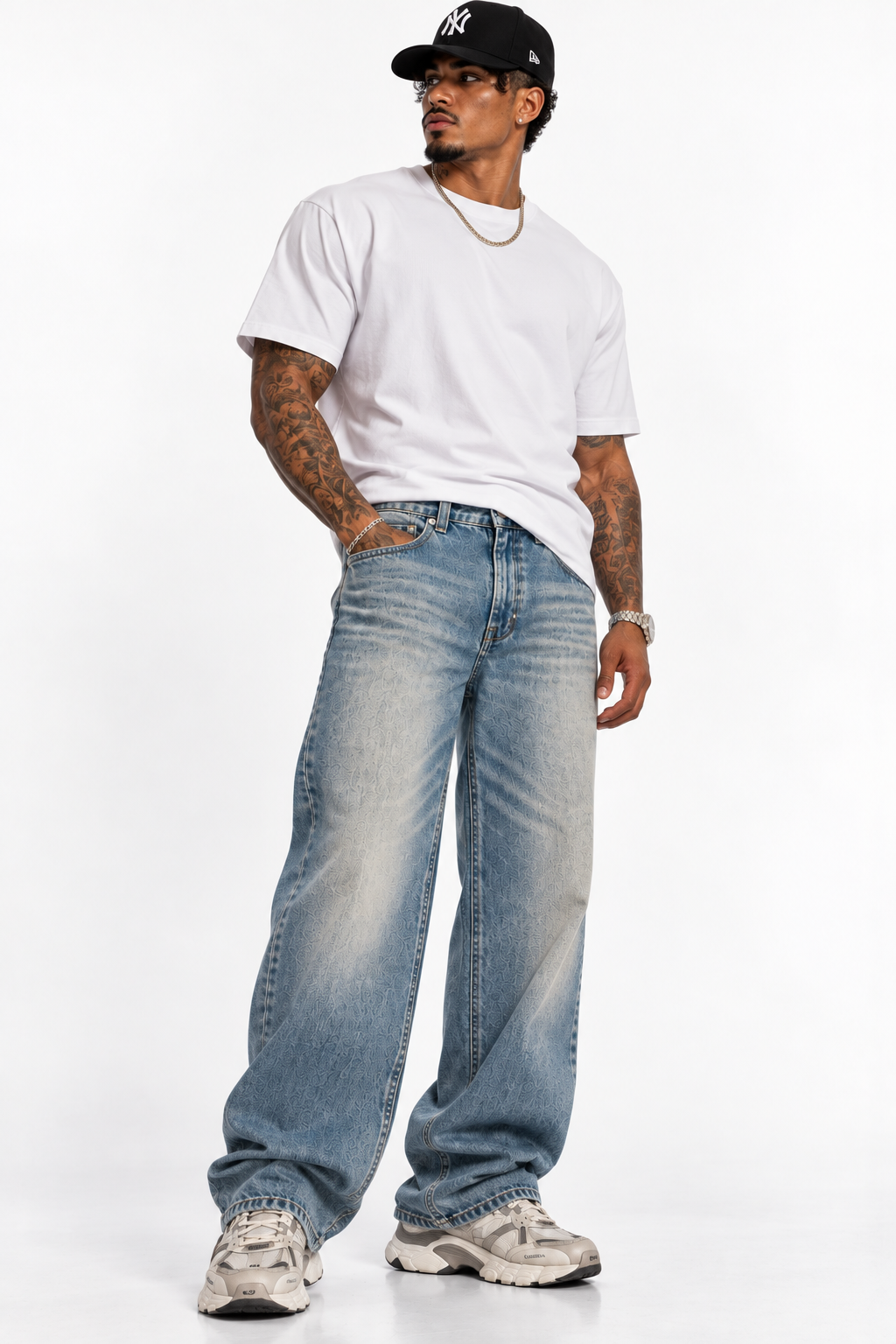 ODDZZ & ENDZZ® MEN'S VINTAGE WASH DENIM JEANS