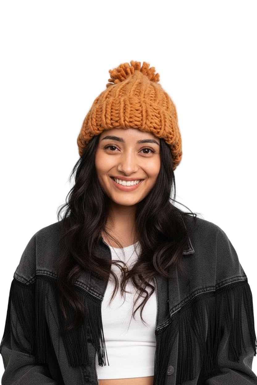 Chunky Cable Knit Beanie