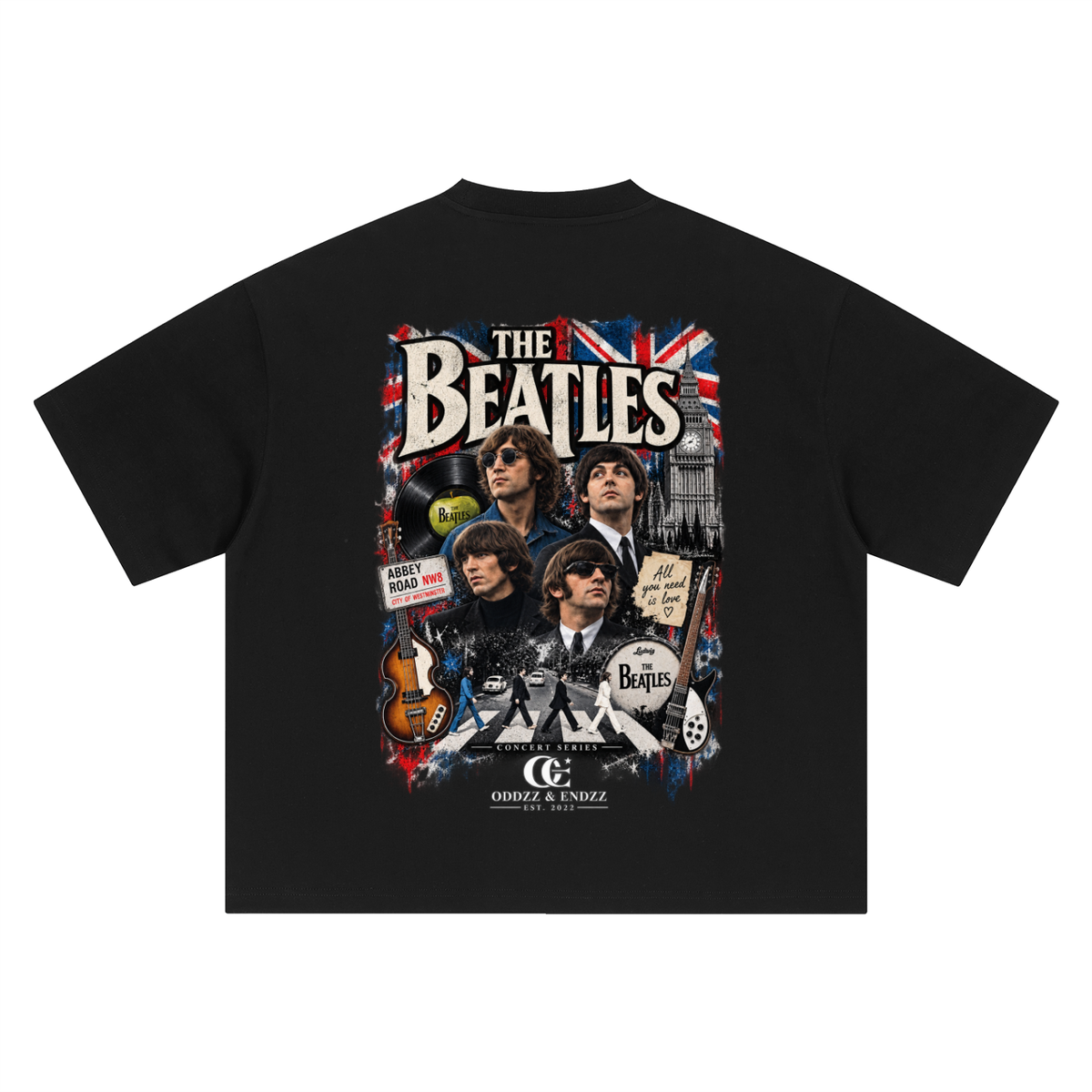 The Beatles London Legends Oversized Graphic Tee
